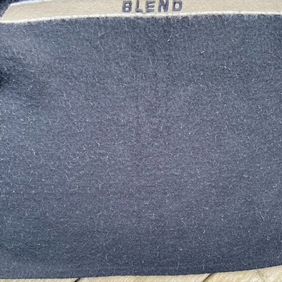 Vintage Blend of America Wool Crewneck Black Sweater size Large - Picture 2 of 10